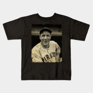 Pie Traynor Legend in Pittsburgh Pirates Kids T-Shirt